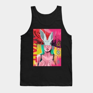 Rabbit In Your Headlights Tank Top